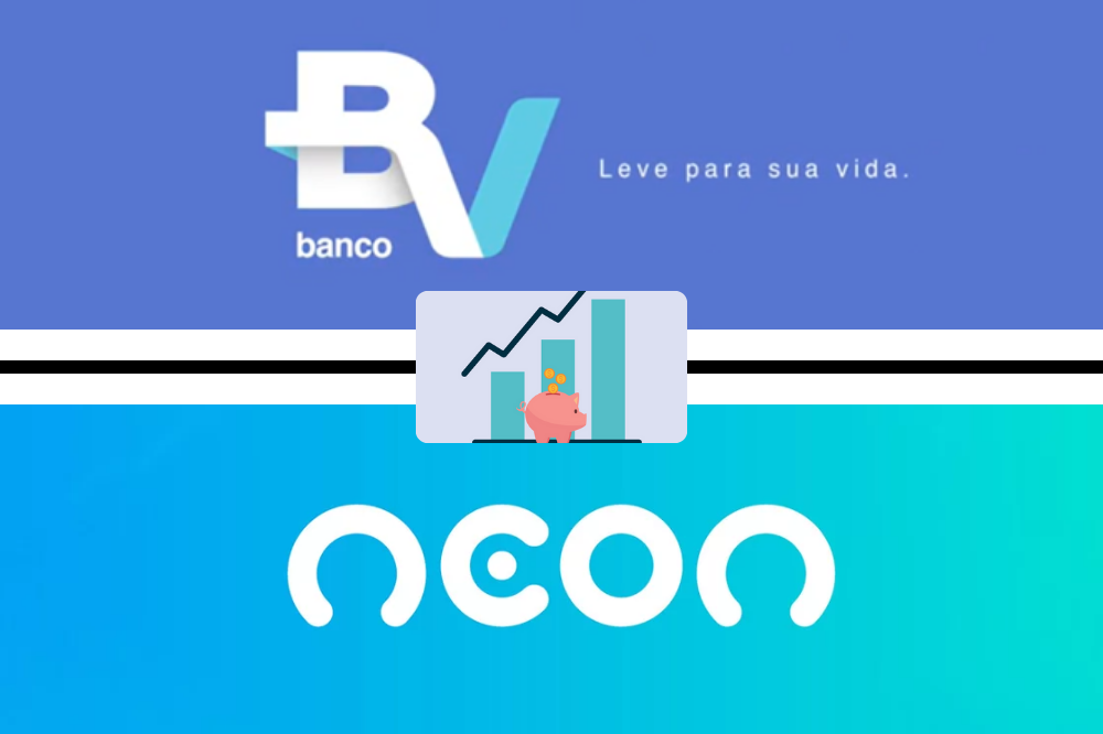 BV ou Neon, qual conta digital rende mais